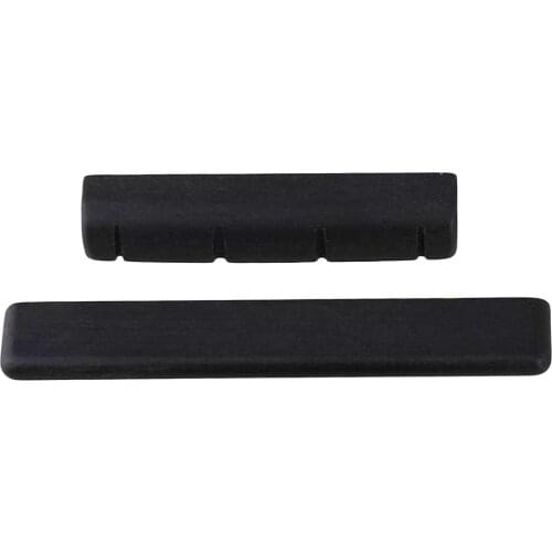 4 string Ukulele Guitar Nut And Saddle Made Of Ebony 1 Pair