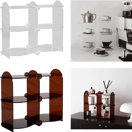 Acrylic Spice Rack, 3-Tier Cabinet Shelf Organizer for Storage of Bottles in the Kitchen