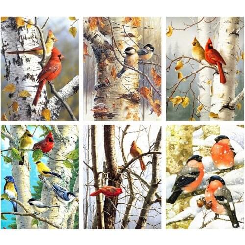 ZOOYA Diamond Painting Cross Stitch Birds 5D DIY Diamond Embroidery Sale Animals Rhinestones Picture Mosaic Art Home Decor