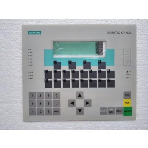 C7-633 6ES7633-2BF02-0AE3 Membrane Keypad for HMI Panel repair~do it yourself,New & Have in stock