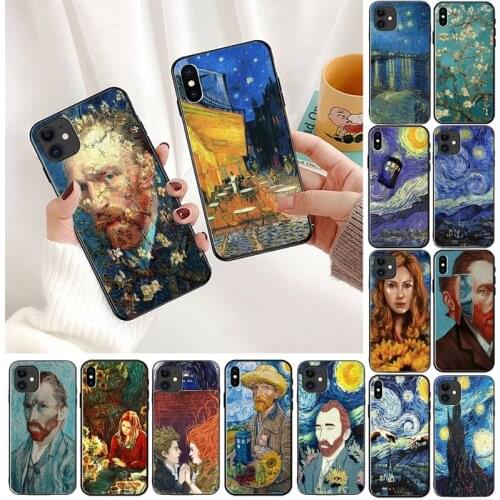 YNDFCNB Doctor who van gogh Coque Shell Phone Case For iPhone 11 8 7 6 6S Plus X XS MAX 5 5S SE 2020 XR 11 pro Cover