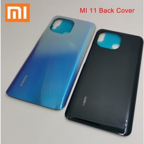 Xiaomi mi 11 mi 11 Back Battery Cover 3D Glass Rear Door Housing Cover Replacement Case for XIAOMI Mi 11 Mi11 MI11 5G Phone Case