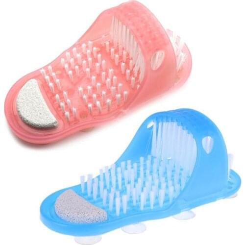 Foot Care Tool Shower Feet Foot Cleaner Scrubber Washer Brush Massage Feet Washbrush Skin Massager Shoe Relax for Feet Bathroom