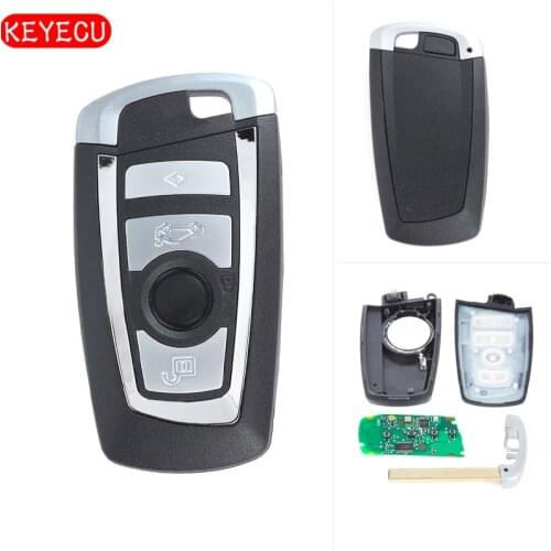 Keyecu Remote Car Key Fob 4 Button 868MHz PCF7953/49 Chip for BMW F Series FEM / BDC CAS4 CAS4+ 730 740 750