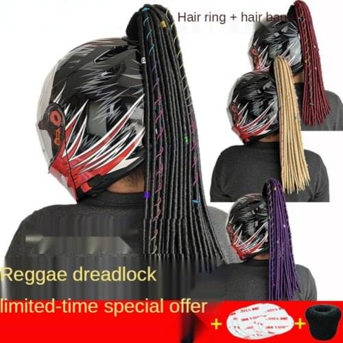 Motorcycle Helmet Braids Locomotive Dirty Braids Reggae Braids Electric Car Helmets Ski Helmets Decorative Braids