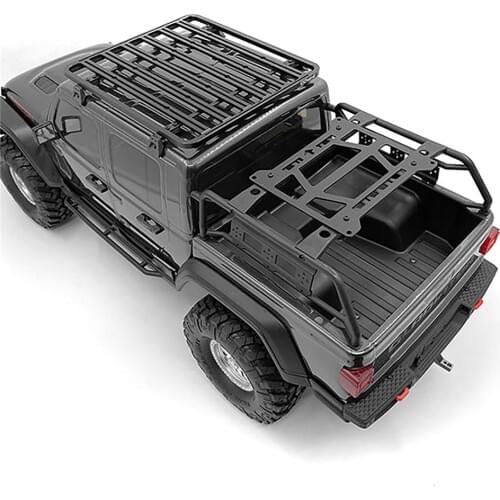 Stainless Steel Back Hopper Tent Shelf Bracket for AXIAL SCX10 III Three generations JEEP Gladiator RC Car Parts