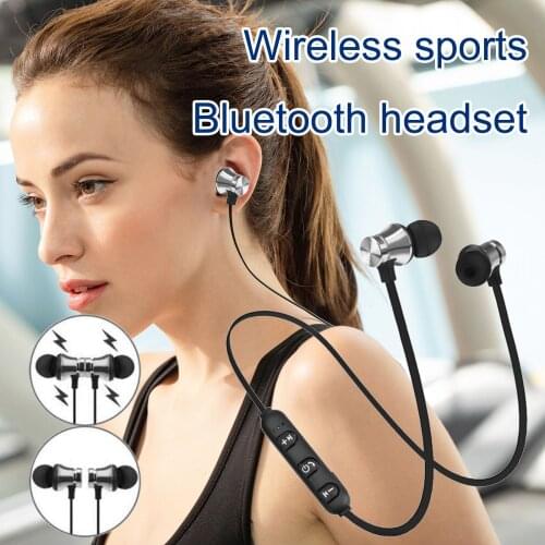 Magnetic Wireless bluetooth Earphone XT11 music headset Phone Neckband sport Earbuds Earphone with Mic For iPhone Samsung Xiaomi