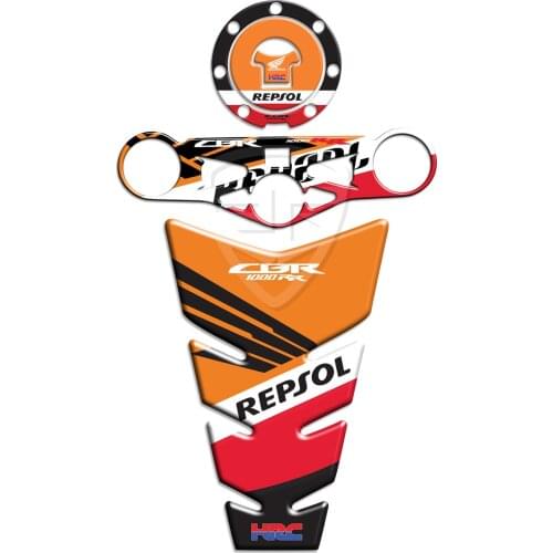 Honda Repsol 1000rr 2008 - 2013 Motorcycle 3D Tank Pad Protective Decal Sticker For Honda 1000RR Repsol 2008 - 2013