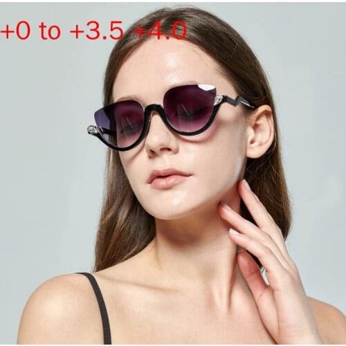 Multifocal Progressive Reading Glasses Men Women Photochromic Presbyopic Glasses Half Frame Automatic Adjustment Eyewear NX