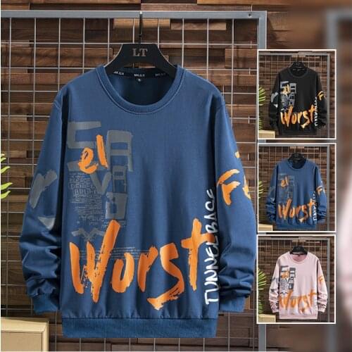 Classic Design Fashion Brand Men Hoodies 2021 Spring Autumn Hip Hop Loose Casual Mens Sweatshirts Punk Streetwear Clothes