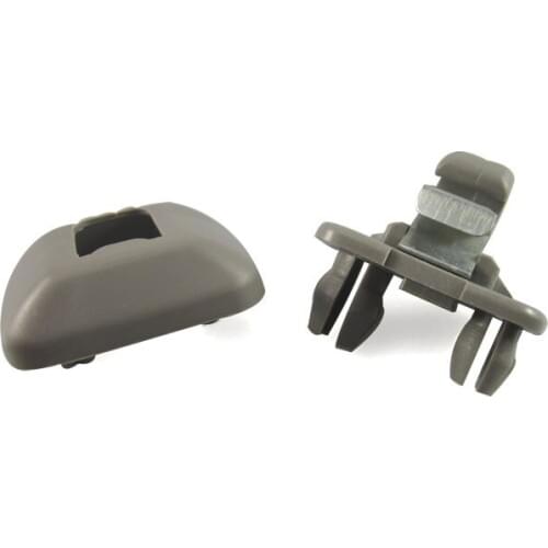 Set of 10 pcs Gray Inner Sun Visor Hook Clip Bracket 8U0857562A