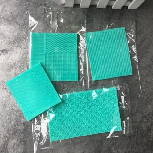 Stripe Lace Mat Mermaid Fish Scale Silicone Mold Grid Fondant Embosser Texture Cake Mold Decoration Gumpaste Mould Baking Tools