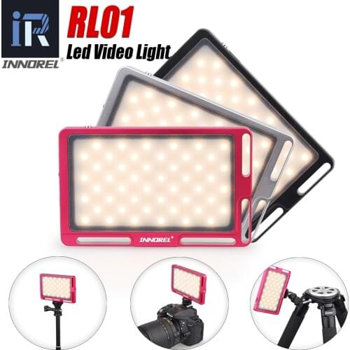 INNOREL RL01 portable LED photography fill light Ultra-thin live video luminaire to adjust color temperature and brightness
