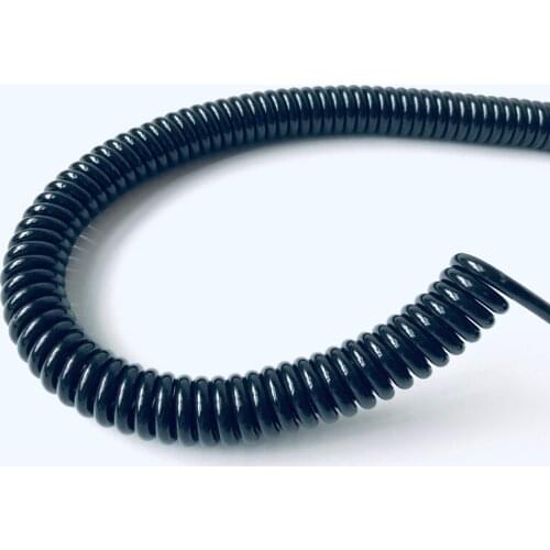 Wire spring spiral cable 2 Core power cord Extension tensile wire wiring switch for Led bar Work light Car electrical appliances