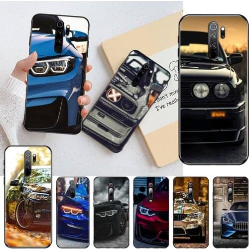 Luxury Sports Car design-BMW Phone Cases for Redmi 9A 8A 7 6 6A Note 9 8 8T Pro Max Redmi 9 K20 K30 Pro