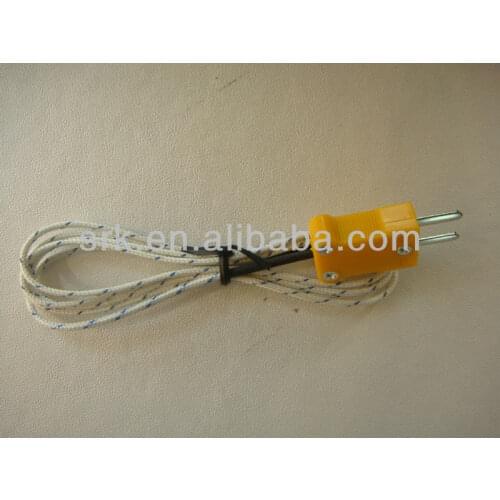 Welding Point Fiberglass thermocouple K type