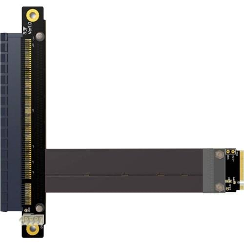 Extension Cable R43SR M.2 NGFF NVMe Key M to PCIE X16 Graphics Card Riser Adapter 16X PCI-E for M.2 2230 2242 2260 2280