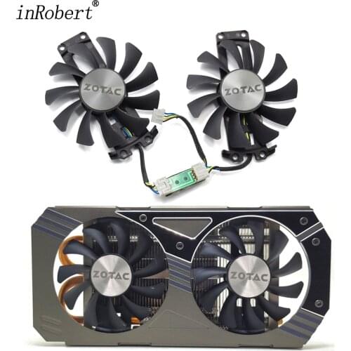 75mm Cooling Fan GA81S2U 12V 0.38A 75mm 4Pin Fan For ZOTAC GTX950 GTX960 GTX1060 4G PCI-EDC Graphics Card Fan