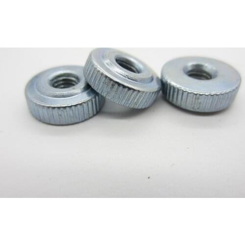 10Pcs DIN467 GB807 M3 M4 M5 M6 Carbon Steel Handle Nuts Knurled Thumb Nut