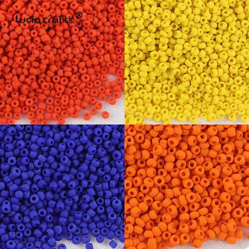 20g Round Glass Beads Opaque Colorful Japanese Uniform Seed Beads For DIY Jewelry Making Earrings And Bracelets Material B06