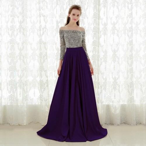 2019 Spring Summer Elegant Women Dresses Off Shoulder Evening Party Ball Gown Prom Wedding Sexy Dress S-3XL Plus size Maxi Dress