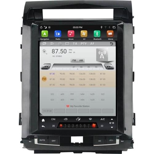 DSP Tesla Vertical screen PX6 12.1" Android 9.0 Car DVD Player for Toyota Land Cruiser 2008-2015 Auto Radio GPS Bluetooth WIFI