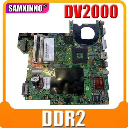 AKemy 460716-001 460716-501 Laptop motherboard For HP Pavillion DV2000 DV2700 V3000 Mainboard G86-630-A2 DDR2