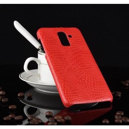 Subin Leather Crocodile Pattern arrival for Samsung Galaxy J8 2018 Case Retro Luxury Crocodile Skin Cover Phone Case