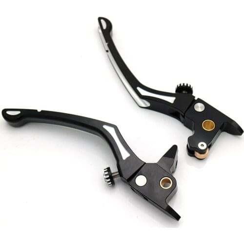 Black Contrast Cut Regulator Clutch & Brake Lever Motorcycle For Harley FLHX Touring Ultra Limited FLHTK 2014 2015 2016