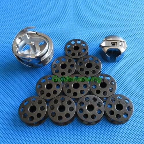 For ARTISAN BROTHER B797 NAKAJIMA TAJIMA LARGE ROTARY HOOK+BOBBIN CASE+10 BOBBINS