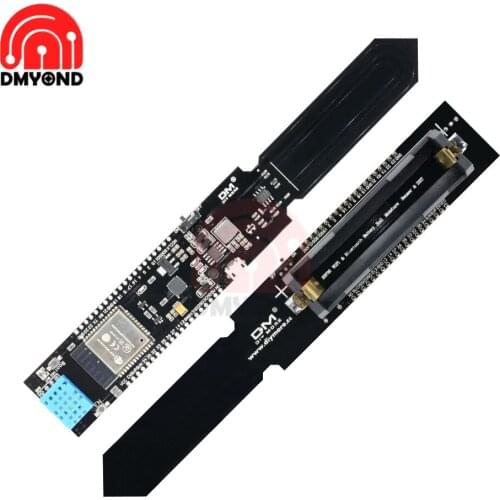 ESP32 REV1 WiFi & Bluetooth DHT11 Soil Temperature and Humidity Sensor Detection Module With 18650 Lithium Battery Holder