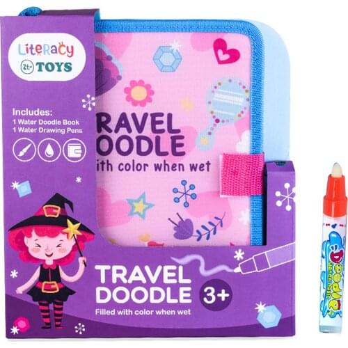 Montessori Toy Kids Drawing Set Water Doodle Painting Book Kids Water Writing Drawing Book Toy Early Educational Painting Toys