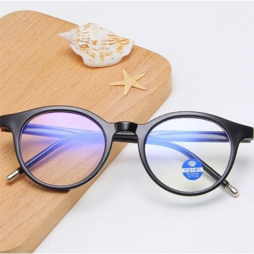 Anti blue rays computer Round Glasses Men Blue Light Coating Gaming Glasses for computer protection eye Retro Spectacles Women
