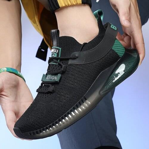 Summer New Fashion Luminous Mens Sneakers Breathable Mesh Running Shoes for Men Sports Shoes Outdoor Lightweight Walking Shoes