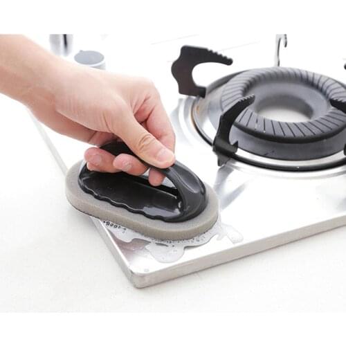 Magic Kitchen Sponge Brush Melamine Sponge Cleaning Brush Descaling Knife Pan Pot Cleaner Strong Decontamination Brushes