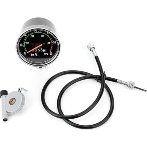 Mechanical Speedometer Universal Classical Bike Cycling Odometer Stopwatch Waterproof Bicycle Tachometer Gauge