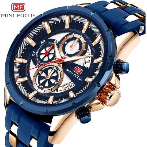 Fashion Sport Watch For Men Quartz Wrist Watches Mens 2020 Top Brand Luxury Design Army Small Dials Date Waterproof MINIFOCUS