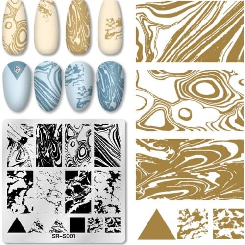 Nail Stamping Plates Stainless Steel Flower Leave Image Jewelry Geometry Template Nail Art Design Image DIY Plate Nails Tools