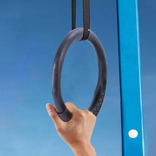 Professional ABS Gymnastic Rings Gym Rings with Adjustable Long Buckles Straps Workout For Home Gym & Cross Fitness