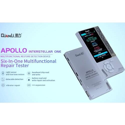 QIANLI APOLLO ONE 6in1 True Tone Restore Programmer for iPhone Batteries Code Change Activate Vibrates Read Write Repair Tools