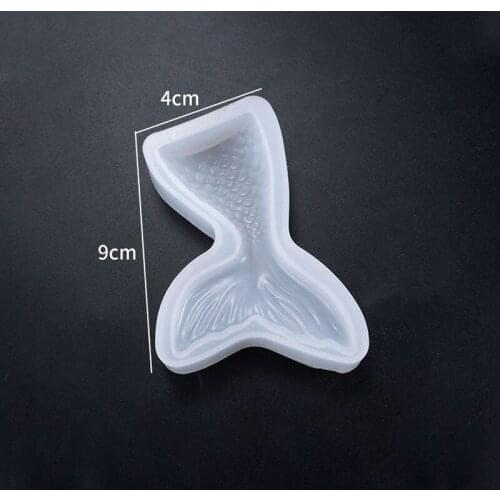 DIY Crystal Epoxy Silicone Mold Large and Small Fish Tail Ornaments