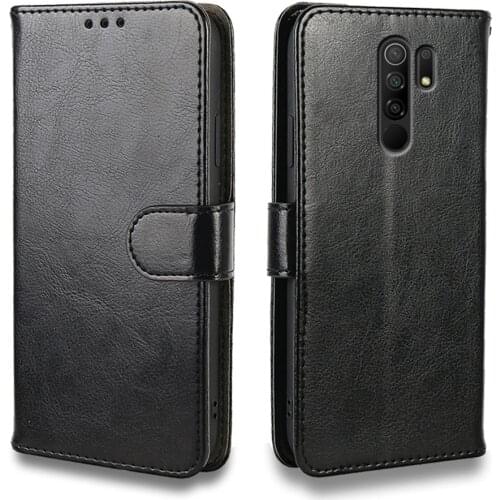 Luxury Case For Xiaomi Redmi 9 Global 9A 9C 8 8A 7 7A 6 6A 5A 5 Plus Case Flip leather Wallet Card Slot silicone Cover Phone