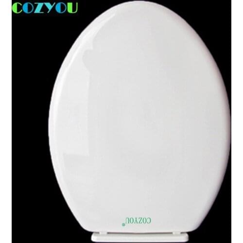 Elongated quick Close toilet seat, V shaped, white, food grade PP material, Quick-Release Easy Cleaning cover GBP17273PV