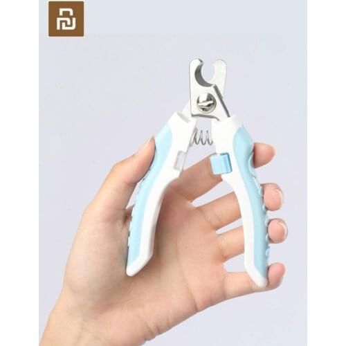 New Youpin Cat Dog Universal Nail Clippers Ergonomic Labor-saving Handle Anti-injury Month Type Knife Edge Safety Lock