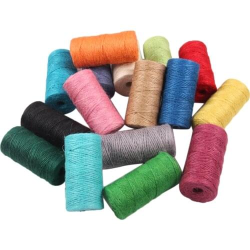 1 Roll of Durable Jute Twine Rope String Cord for Wedding Party Gift Wrapping Packing Art Crafts DIY Supply