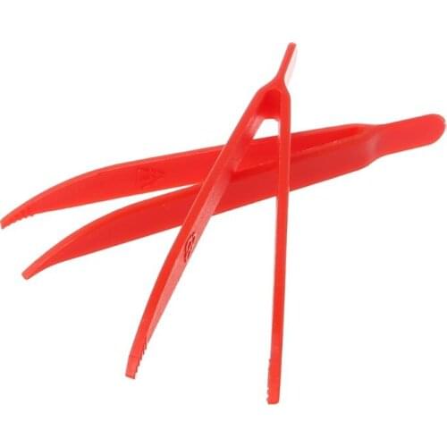 10pcs Plastic Anti-static Tweezer Tweezers Heat Resistant Maintenance Repair Tool