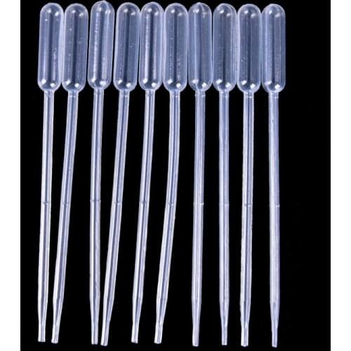 100Pcs 0.5ML Plastic Pipettes Disposable Graduated Transfer Pipettes Transparent Eye Dropper Transfer Pipettes