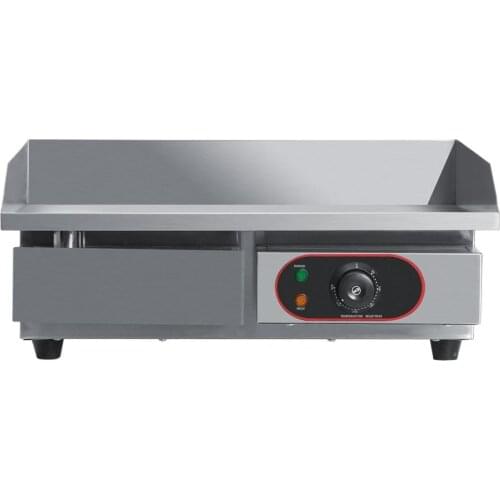 220~240V 2.2KW Commercial Electric Griddle Stainless Steel Electric Griddle Countertop Hot Plate Commercial BBQ Grill Cooking