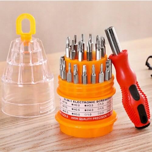 31 In 1 Screwdriver Multi-Function Combination Maintenance Disassembly Machine Screwdriver Hardware Tool