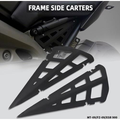 Motorcycle FRAME SIDE CARTERS Guard Cover For YAMAHA MT-09 MT09 FZ09 XSR 900 Abarth XSR900 2013-2016 2017 2018 2019 2020 2021
